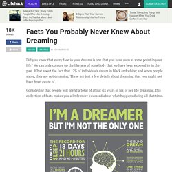 Facts You Probably Never Knew About Dreaming