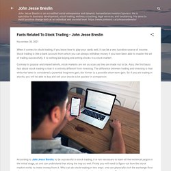 Facts Related To Stock Trading - John Jesse Breslin