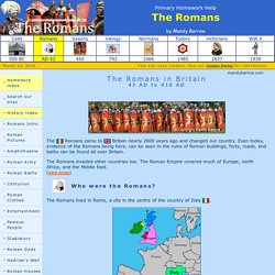 Facts about Romans for Kids - Roman Britain Homework help