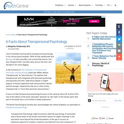 6 Facts About Transpersonal Psychology