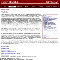 Cambridge - Faculty of English - Ph.D.