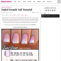 Faded French Nail Tutorial