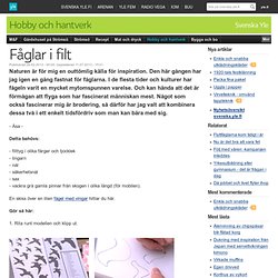 Fåglar i filt