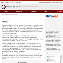 Copyright & Fair Use - Fair Use
