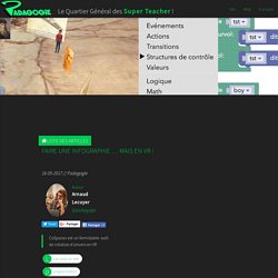 Faire une infographie … mais en VR ! - Padagogie