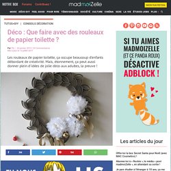 Déco : Que faire avec des rouleaux de papier toilette ?