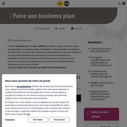 Faire son business plan