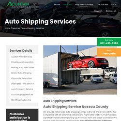 Fast Auto Shipping Service in Hempstead