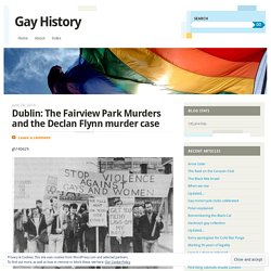 Dublin: The Fairview Park Murders and the Declan Flynn murder case