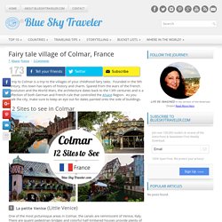 Fairy tale village of Colmar, France