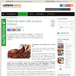 Faites de votre café un atout minceur