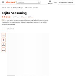 Fajita Seasoning Recipe