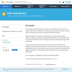 Fake News Busters - eTwinning.fr