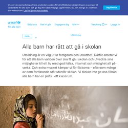 Fakta om utbildning