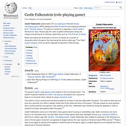 Castle Falkenstein (role-playing game)