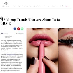 Fall Couture Week Makeup Trends
