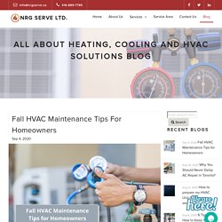 Fall HVAC Maintenance Tips for Homeowners