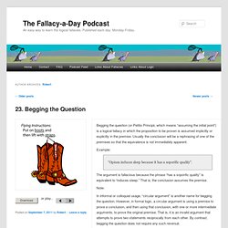 The Fallacy-a-Day PodcastThe Fallacy-a-Day Podcast