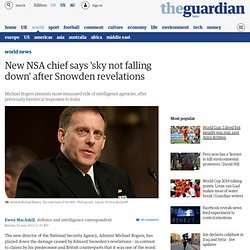 New NSA chief says 'sky not falling down' after Snowden revelations