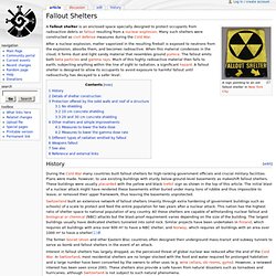 Fallout Shelters - 2012 Wiki