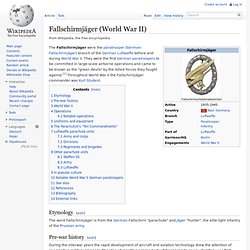 Fallschirmjäger (World War II)