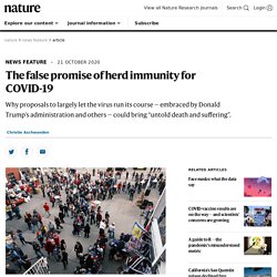 NATURE 21/10/20 The false promise of herd immunity for COVID-19