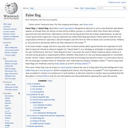 False flag