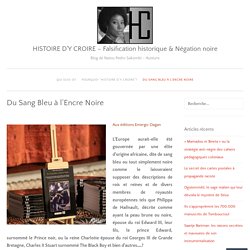 HISTOIRE D'Y CROIRE – Falsification historique & Négation noire