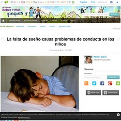 La falta de sueño causa problemas de conducta en los niños