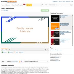 Family Lawyer Adelaide