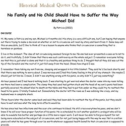 No Family and No Child Should Have to Suffer the Way Michael Did