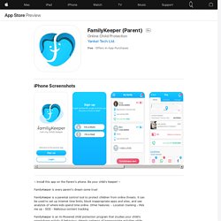 ‎FamilyKeeper (Parent) on the App Store