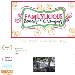 Familylicious Reviews and Giveaways