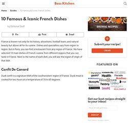 10 Famous & Iconic French Dishes - Boss Kitchen