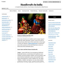 Famous Indian Handicrafts