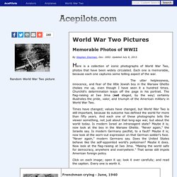 Famous World War Two Photographs