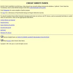 FF Cheat Sheet index