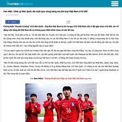 Fan Việt: ‘Chắc gì Hàn Quốc đã vượt qua vòng bảng mà đòi loại Việt Nam ở tứ kết’