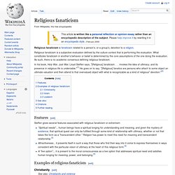Religious fanaticism