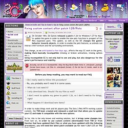 Sims 3 Cri @ - The Sims 3 game fansite | Fixing custom content after