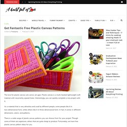 Get Fantastic Free Plastic Canvas Patterns - aheartfulloflove