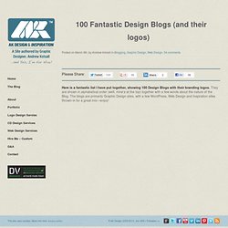 100 Fantastic Design Blogs (and their logos)