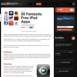 50 Fantastic Free iPad Apps