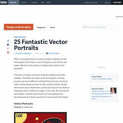 25 Fantastic Vector Portraits