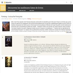 Fantasy : la touche française - Liste de 19 livres