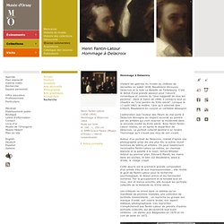 Henri Fantin-Latour Hommage à Delacroix