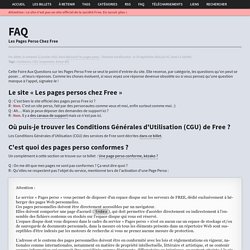 FAQ - Les Pages Perso Chez Free