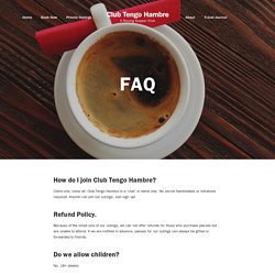 FAQ — Club Tengo Hambre