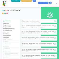 FAQ Coronavirus - Infor Jeunes