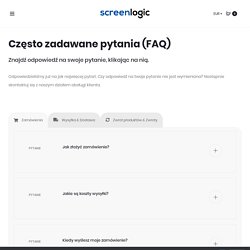 FAQ (CZP) - Screenlogic